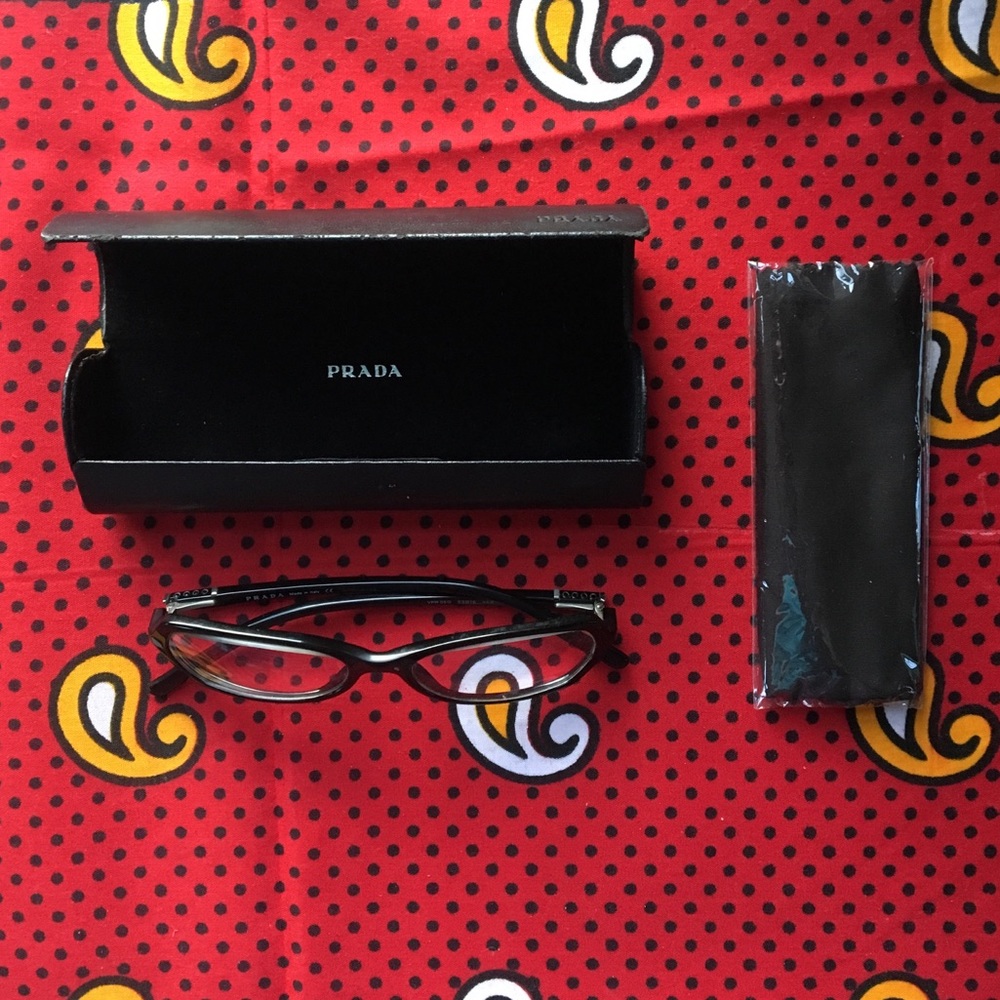 Black Prada Glasses (-1.5 prescription both eyes!)